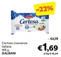 Unes Certosa crescenza italiana GALBANI offerta
