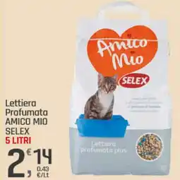 Supermercati Dok Lettiera Profumata AMICO MIO SELEX offerta