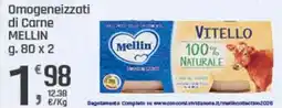 Supermercati Dok Omogeneizzati di Carne MELLIN offerta