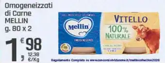 Supermercati Dok Omogeneizzati di Carne MELLIN offerta