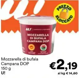 Unes Mozzarella di bufala Campana DOP U! offerta