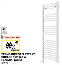 Tecnomat Termoarredo elettrico burano erp 500 W offerta