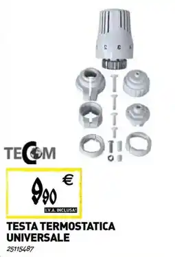 Tecnomat Tecom testa termostatica universale offerta