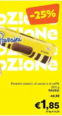 Unes Pavesini classici, al cacao o al caffè PAVESI offerta