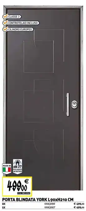 Porta blindata york