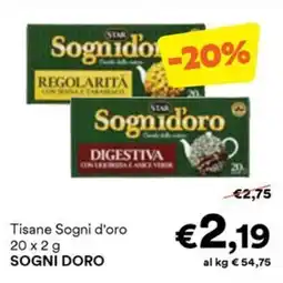 Unes Tisane Sogni d'oro SOGNI DORO offerta