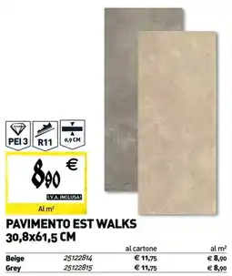 Tecnomat Pavimento est walks offerta