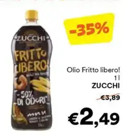 Unes Olio Fritto libero! ZUCCHI offerta