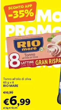 Unes Tonno all'olio di oliva RIO MARE offerta