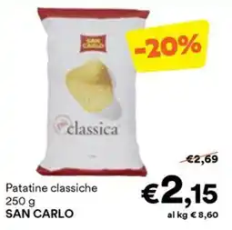 Unes Patatine classiche SAN CARLO offerta