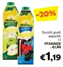 Unes Succhi PFANNER offerta