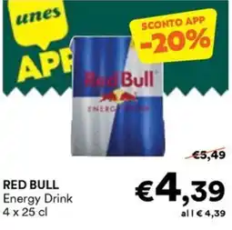 Unes RED BULL Energy Drink offerta