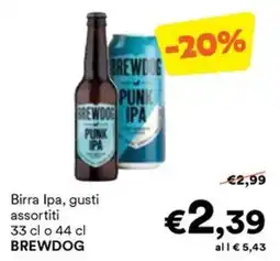 Unes Birra Ipa BREWDOG offerta