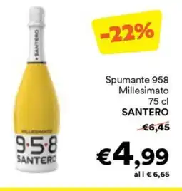 Unes Spumante 958 Millesimato SANTERO offerta