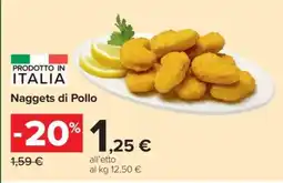 Carrefour NUGGETS DI POLLO offerta