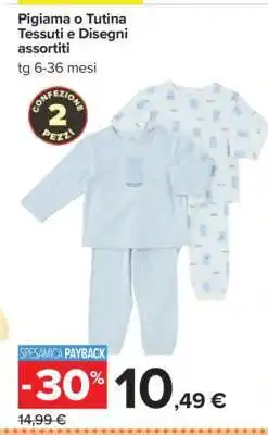 Carrefour Pigiama o Tutina offerta