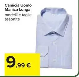 Carrefour Camicie Uomo Manica Lunga offerta