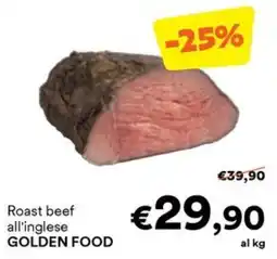 Unes Roast beef all'inglese GOLDEN FOOD offerta