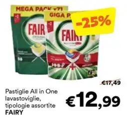 Unes Pastiglie All in One lavastoviglie, FAIRY offerta