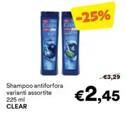 Unes Shampoo antiforfora CLEAR offerta