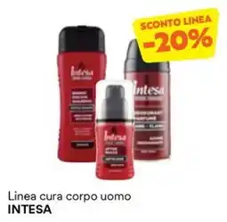 Unes Linea cura corpo uomo INTESA offerta