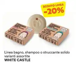 Unes Linea bagno, shampoo o struccante solido WHITE CASTLE offerta