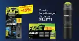 Unes Rasoio, lamette o gel da barba GILLETTE offerta