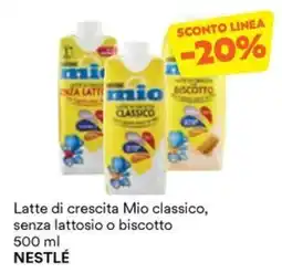 Unes Latte di crescita Mio classico, senza lattosio o biscotto NESTLÉ offerta