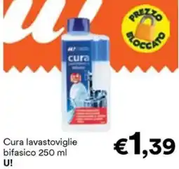 Unes Cura lavastoviglie bifasico U! offerta