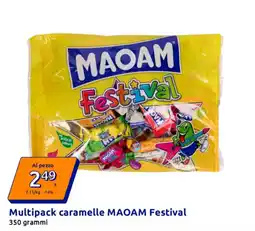 Action Multipack caramelle MAOAM Festival 350 grammi offerta