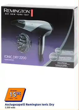 Action Asciugacapelli Remington Ionic Dry 2,200 watt offerta