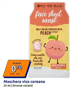 Action Maschera viso coreana offerta