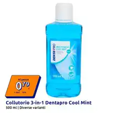 Action Collutorio 3-in-1 Dentapro Cool Mint offerta