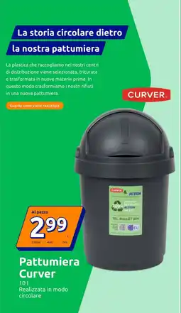 Action Pattumiera Curver offerta