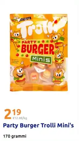 Action Party Burger Trolli Mini's 170 grammi offerta
