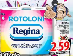 Il Genio Supermercato Regina rotoloni carta igienica 4 rotoli offerta
