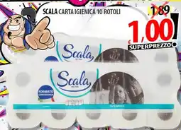 Il Genio Supermercato Scala carta igienica 10 rotoli offerta