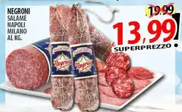 Il Genio Supermercato Negroni salame napoli milano offerta