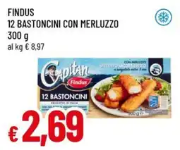 Famila Superstore Findus 12 bastoncini con merluzzo offerta