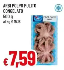 Famila Superstore Arbi polpo pulito congelato offerta