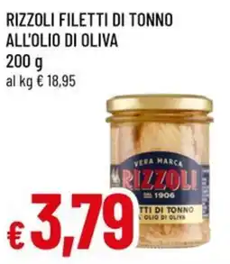 Famila Superstore Rizzoli filetti di tonno all'olio di oliva offerta