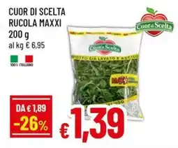 Famila Superstore Cuor di scelta rucola maxxi offerta
