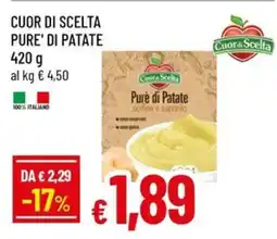 Famila Superstore Cuor di scelta pure' di patate offerta