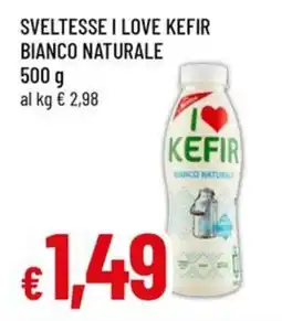 Famila Superstore Sveltesse i love kefir bianco naturale offerta
