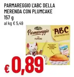 Famila Superstore Parmareggio l'abc della merenda con plumcake offerta