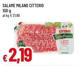 Famila Superstore Salame milano CITTERIO offerta