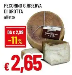 Famila Superstore Pecorino g.riserva di grotta offerta