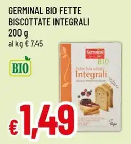 Famila Superstore Germinal bio fette biscottate integrali offerta