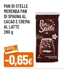 Famila Superstore Pan di stelle merenda pan di spagna al cacao e crema al latte offerta