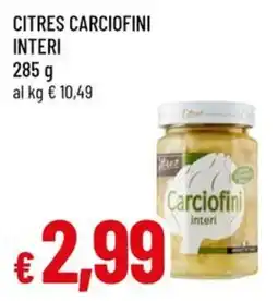 Famila Superstore Citres carciofini interi offerta
